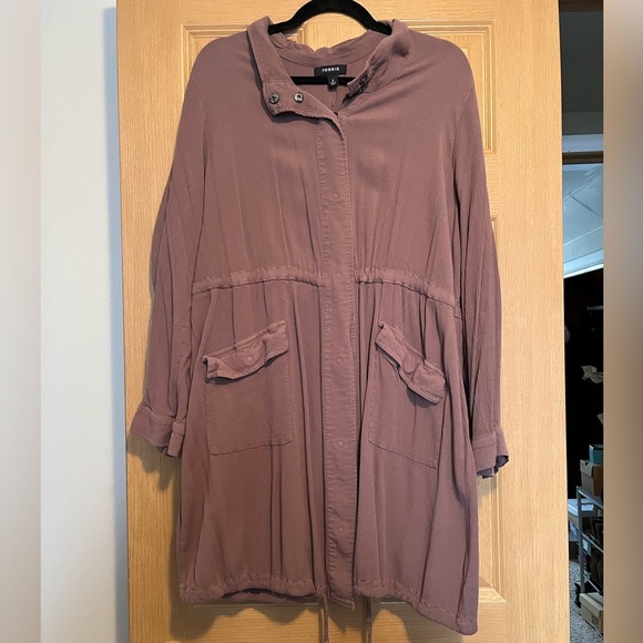 Torrid button up duster jacket - Picture 1 of 9